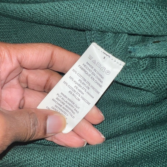 Michael by Michael Kors Green Long Sleeve Sweater size Medium - Picture 9 of 9